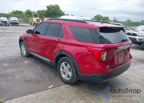 2021 Ford Explorer Xlt from USA, damaged, VIN 1FMSK8DH2MGC04857